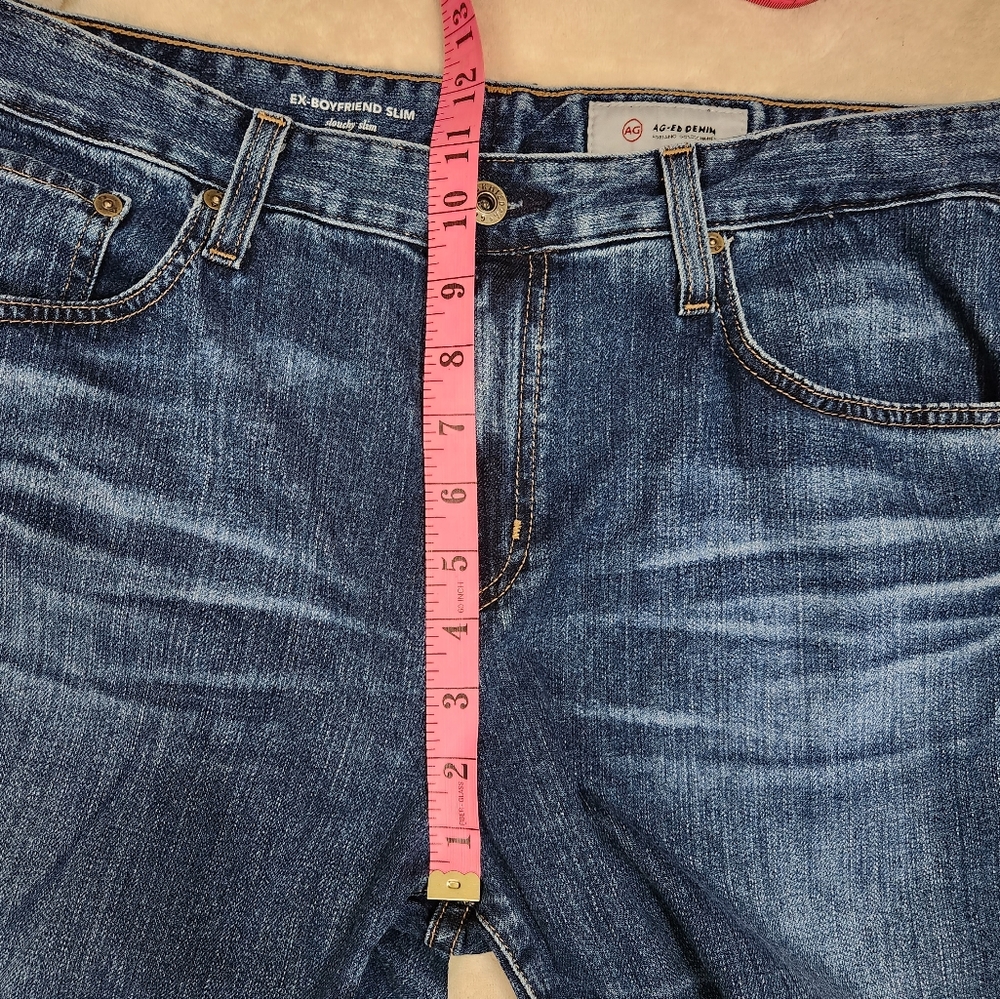*SOLD* AG Adriano Goldschmied Ex-Boyfriend Slim Slouchy 10YR Alliance Size 30R - Picture 13 of 15